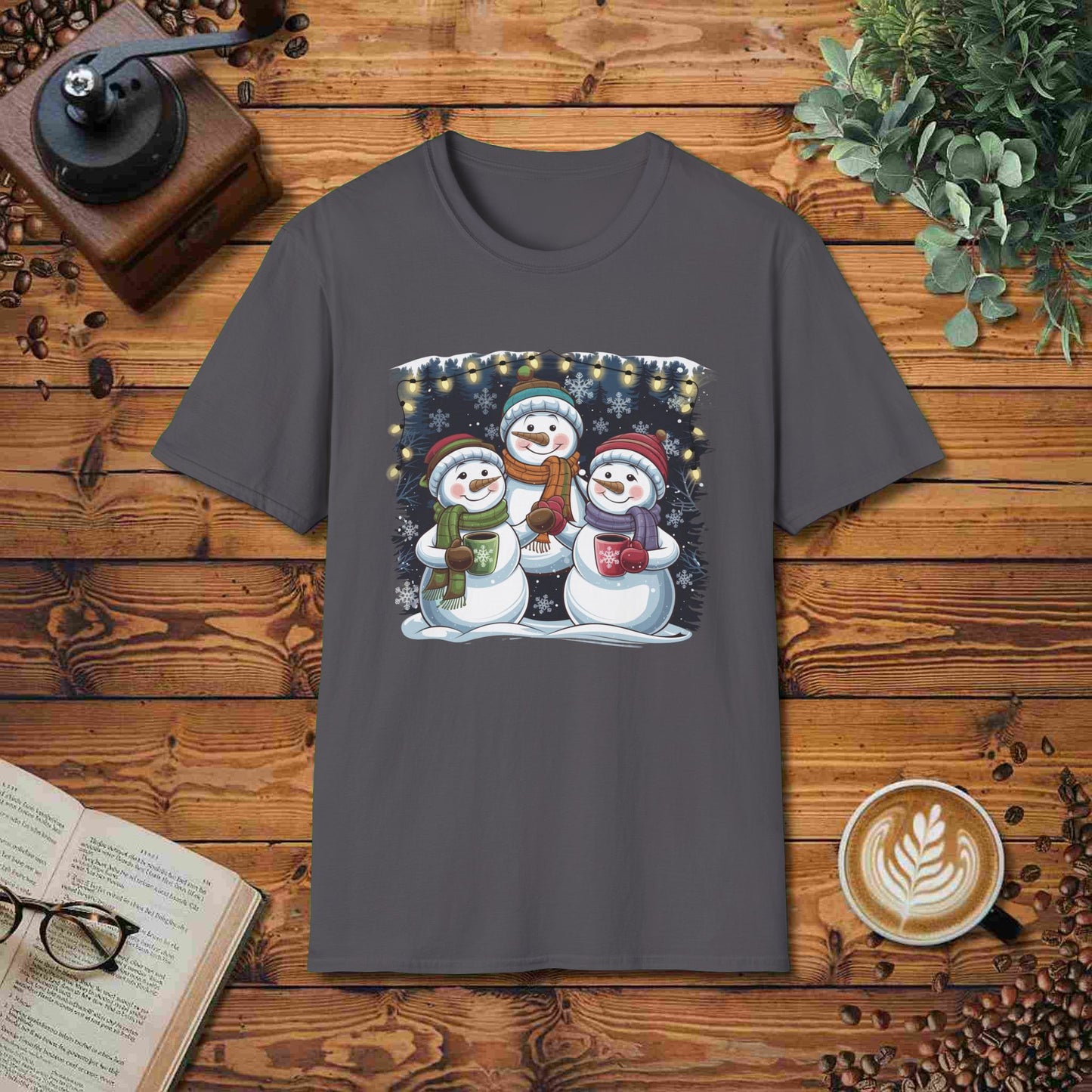 Snowmen With Coffee