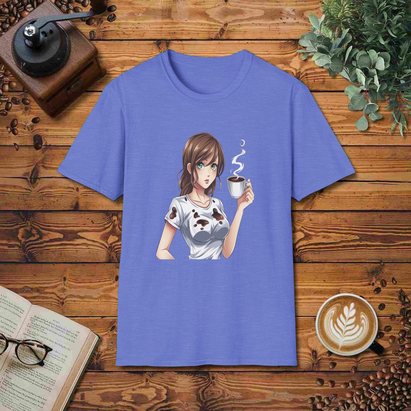 Spilled Coffee Anime Character