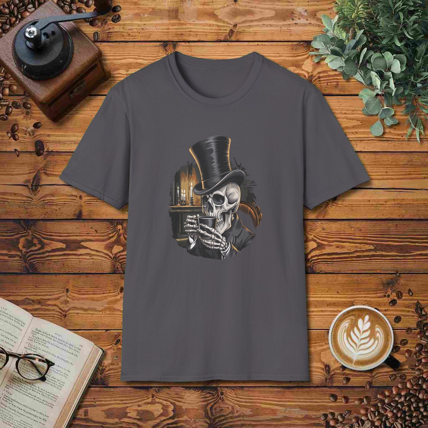 Skull Coffee Drinker