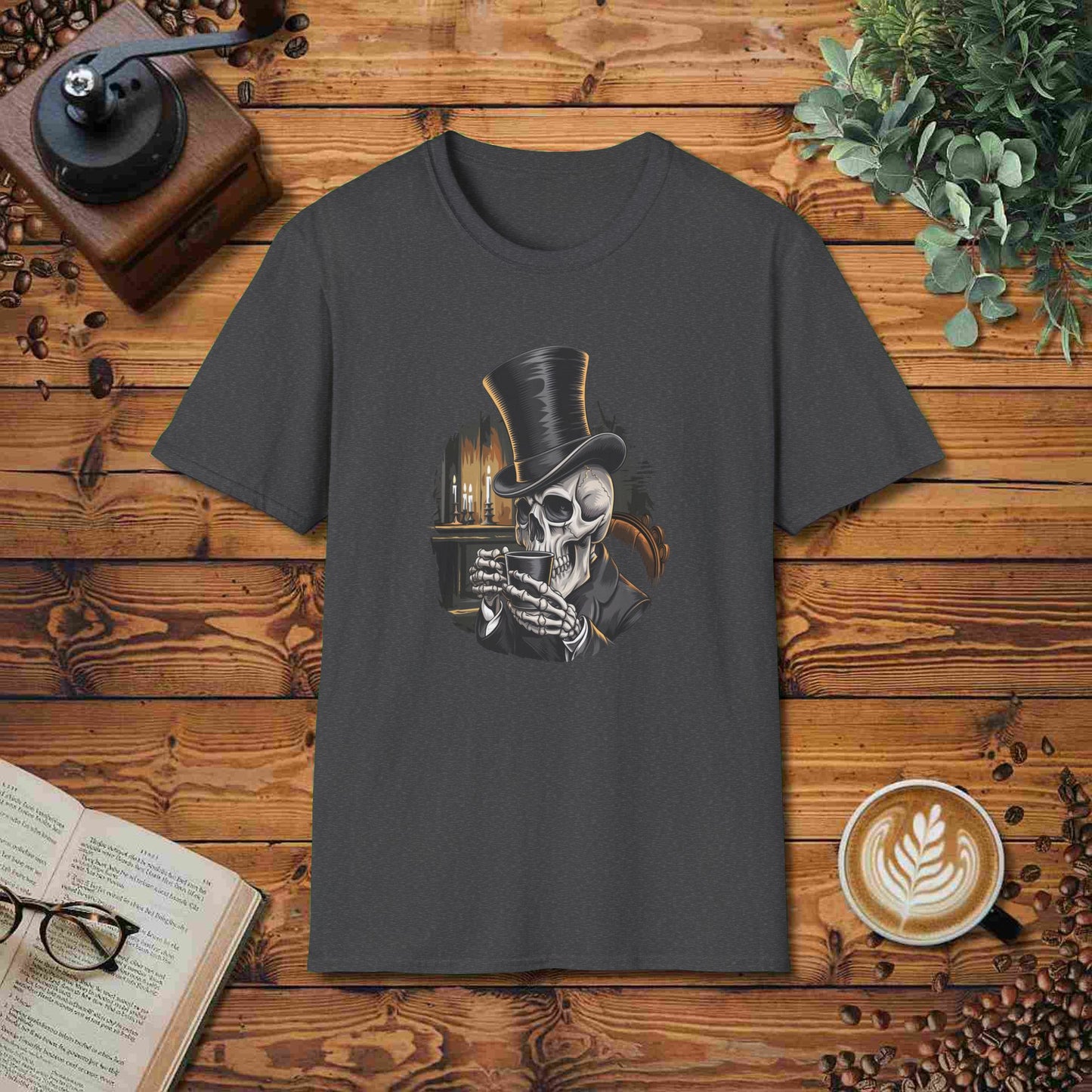 Skull Coffee Drinker