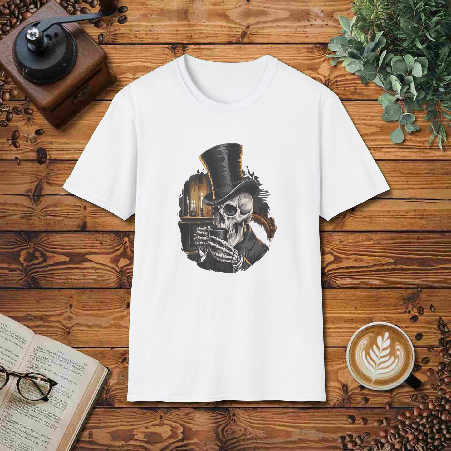 Skull Coffee Drinker