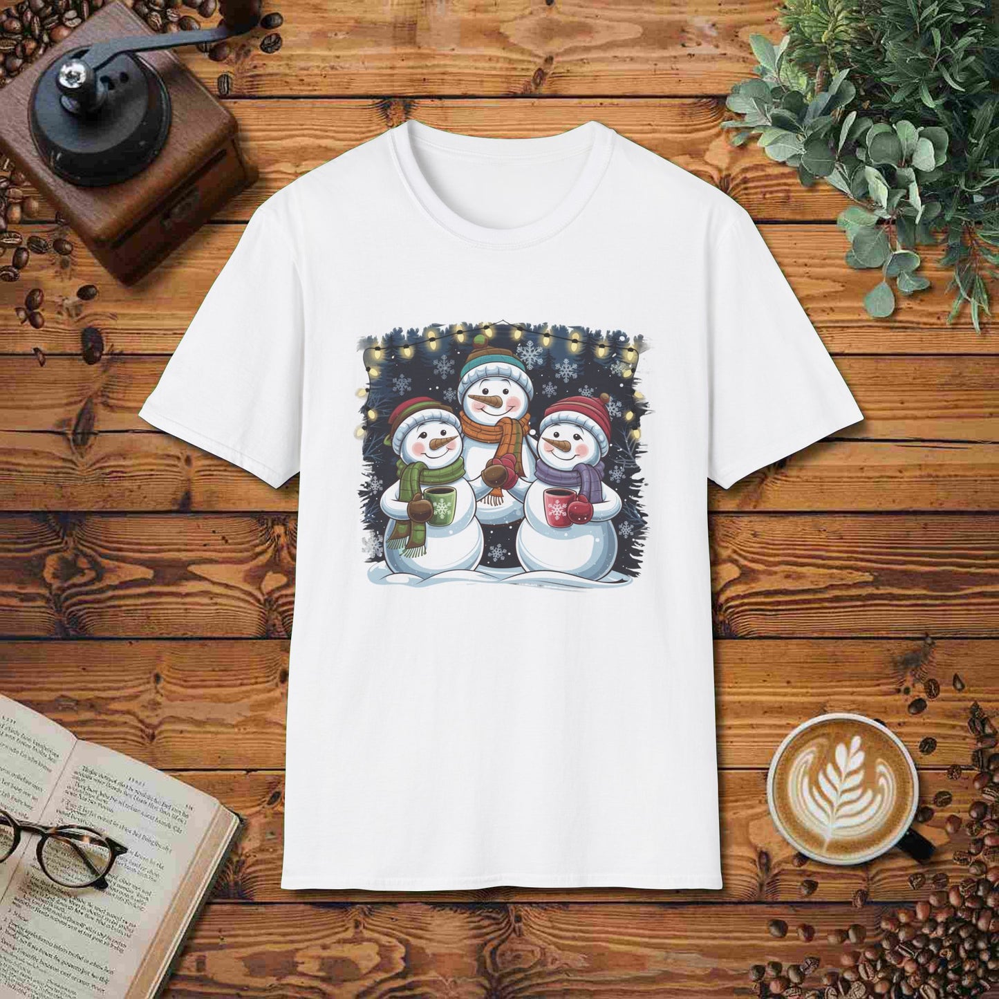 Snowmen With Coffee