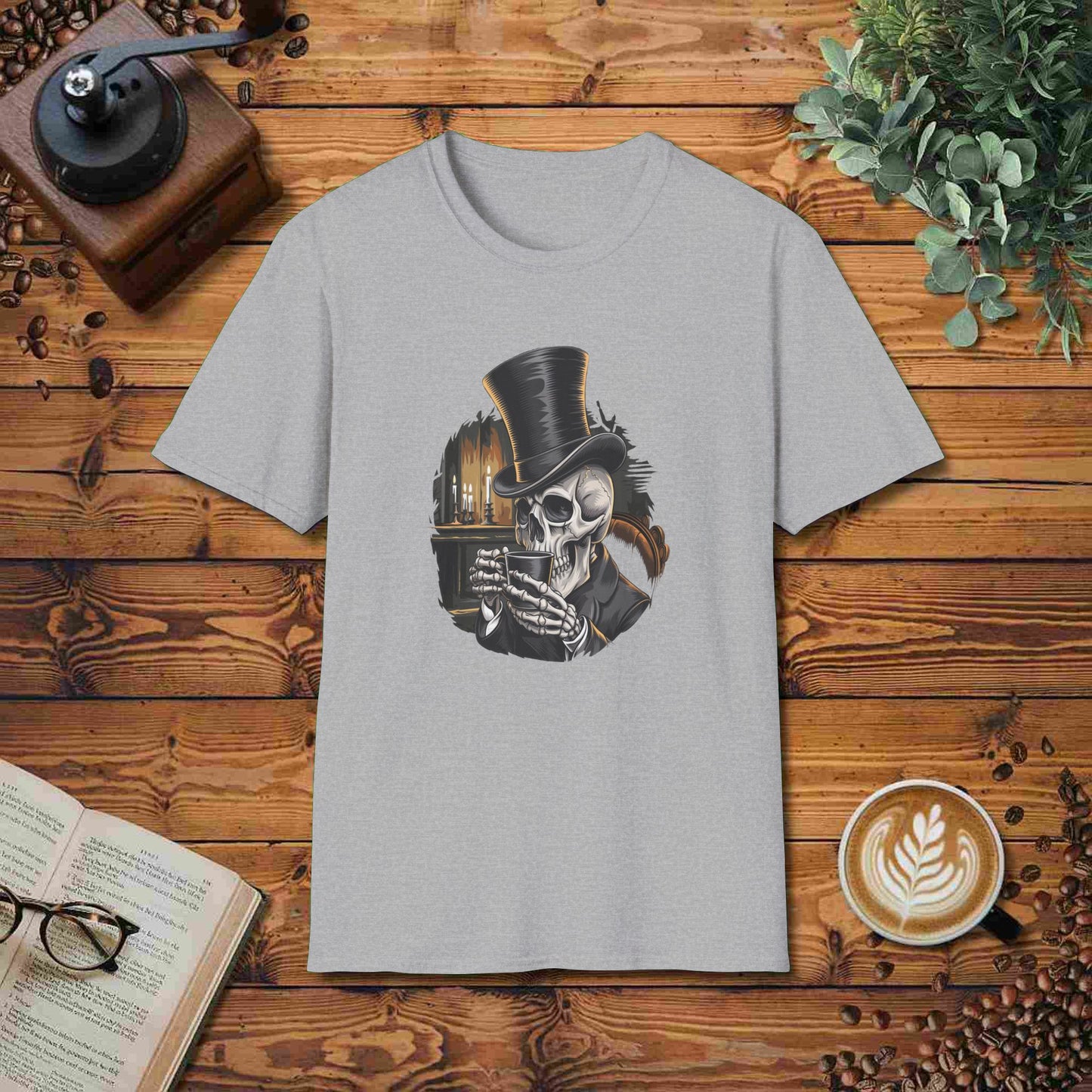 Skull Coffee Drinker
