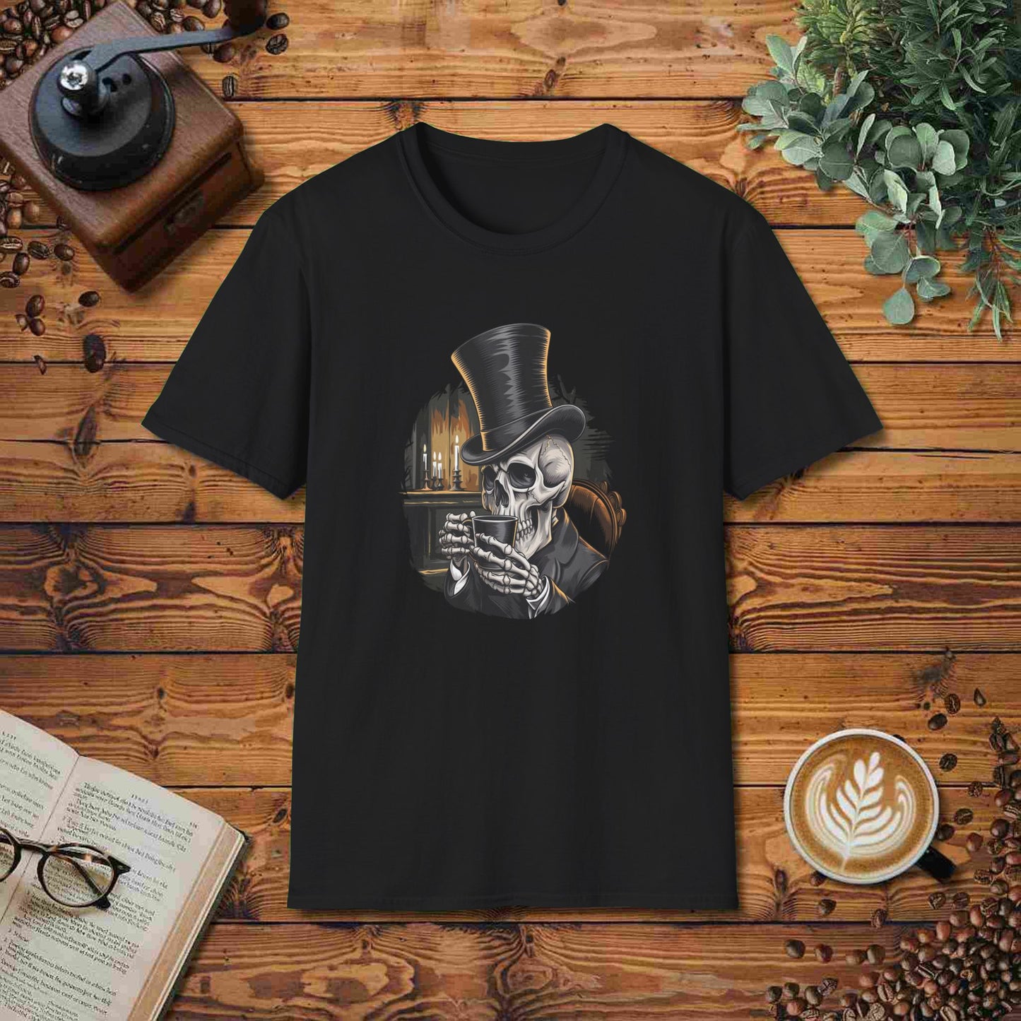 Skull Coffee Drinker