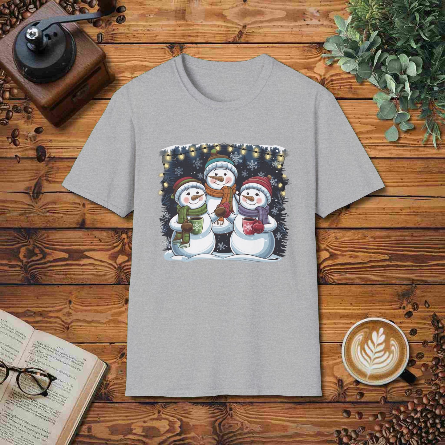 Snowmen With Coffee