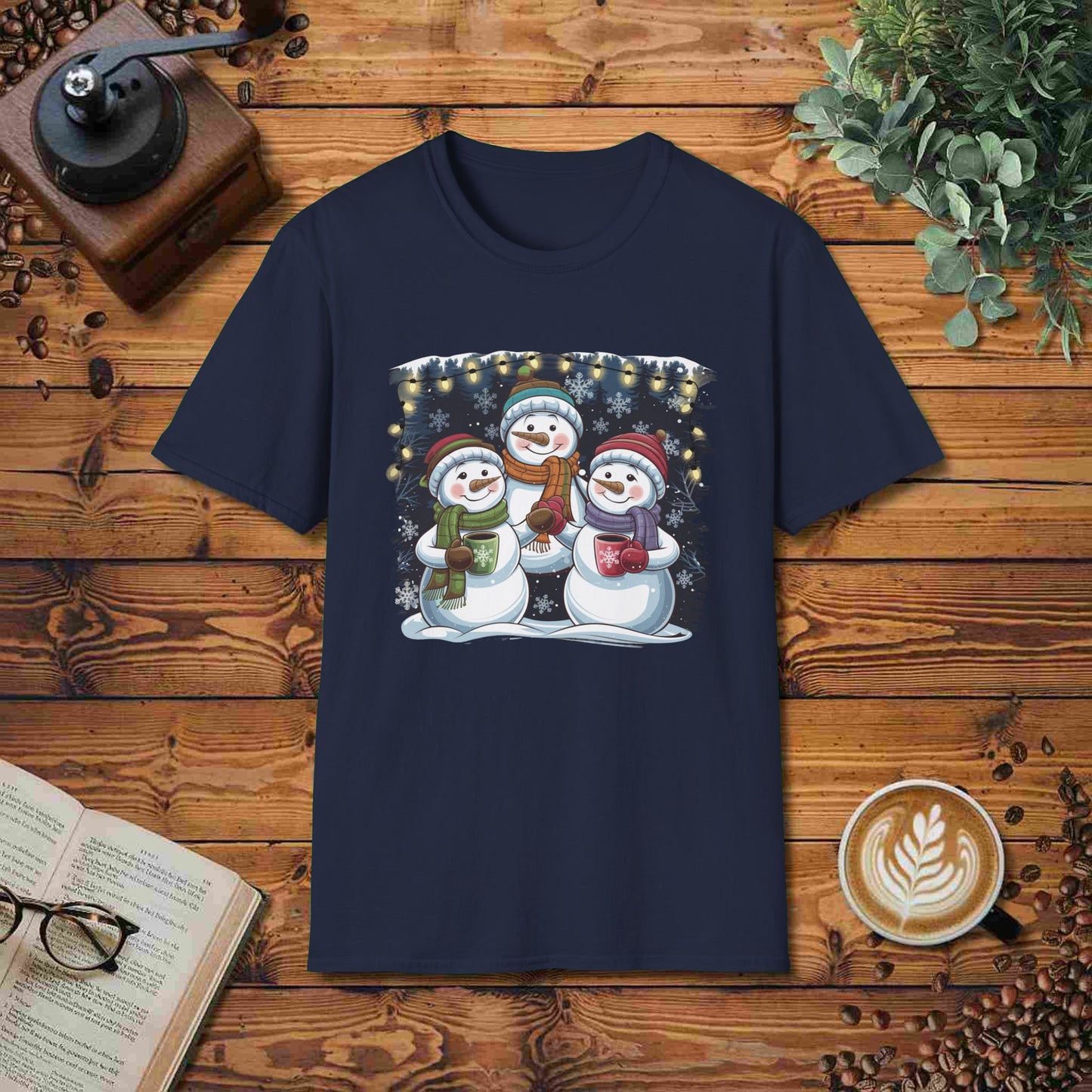 Snowmen With Coffee