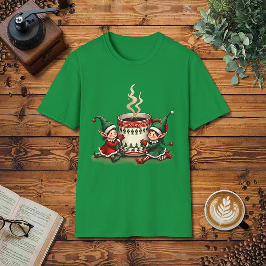 Elves With Coffee Cup