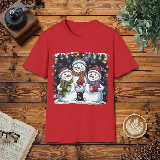 Snowmen With Coffee